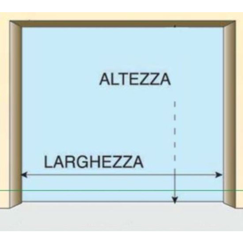 Paratia Antiallagamento in Alluminio per Porta e Garage Kit Fai da Te