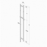 pba 200C-Y Maniglione in Acciaio Inox AISI 316L con Serratura Incorporata