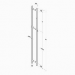 pba 200C-Y Maniglione in Acciaio Inox AISI 316L con Serratura Incorporata
