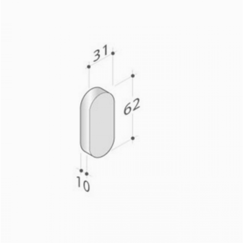 pba 28TU Coppia di Bocchette in Acciaio Inox AISI 316L