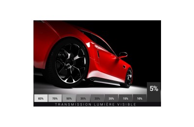 Pellicola Oscurante Vetri Auto Reflectiv EXLB 5% Luce Visibile