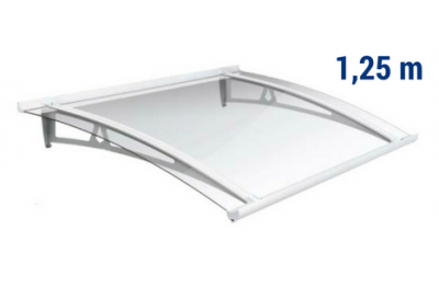 Pensilina Newstyle NS-01 Copertura Trasparente Sporgenza 1,25m Royal Pat 