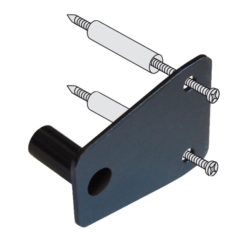 Piastra di Fissaggio per Blindy Sbarra su Muro a Cappotto