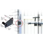 Piastra di Fissaggio per Blindy Sbarra su Muro a Cappotto