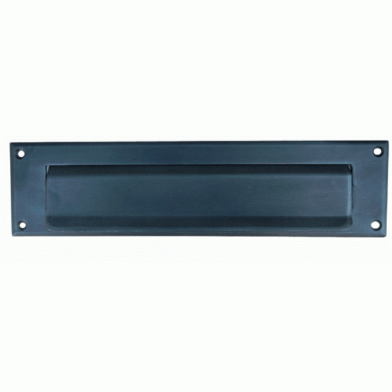 Placca Bucalettere Alubox A6 Ottone - Colore Ghisa - Cod. 50A6GH - ToolShop Italia