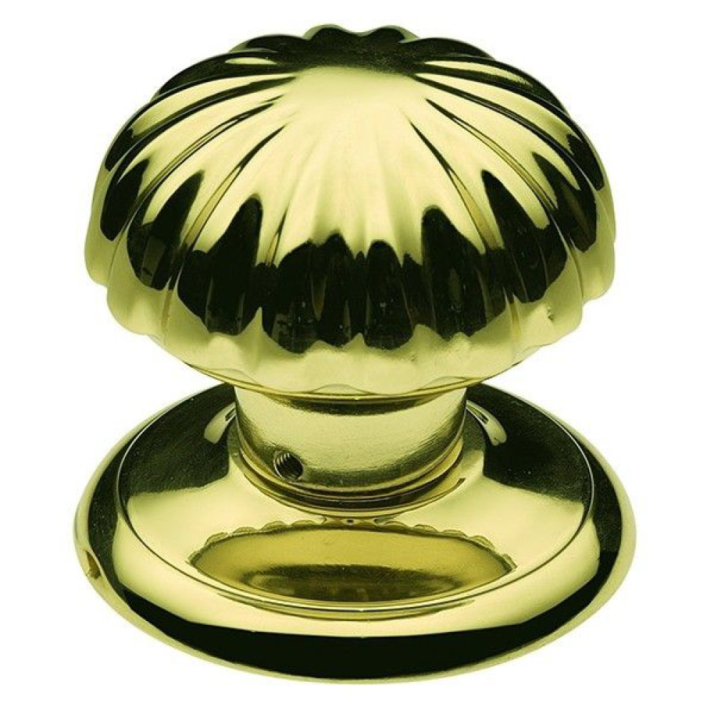 Pomolo per Porta Margherita Arieni 127 ø70 mm in Ottone