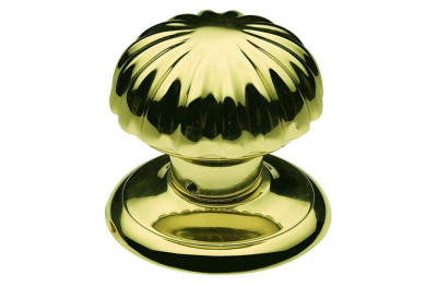 Pomolo per Porta Margherita Arieni 127 ø70 mm in Ottone