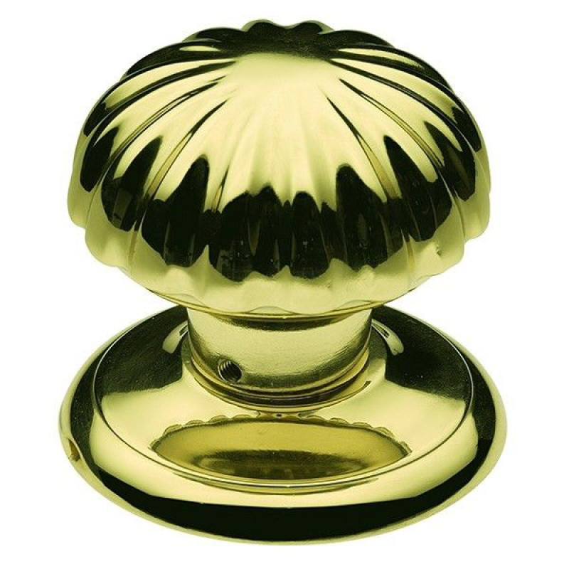 Pomolo per Porta Margherita Arieni 127 ø70 mm in Ottone