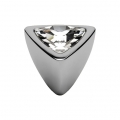 Pomolo Mobile Linea Calì Crystal COMETA PB CR con Swarowski Cromo Lucido
