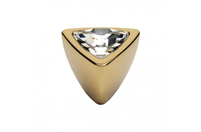 Pomolo Mobile Linea Calì Crystal COMETA PB OZ con Swarowski Oro Zecchino