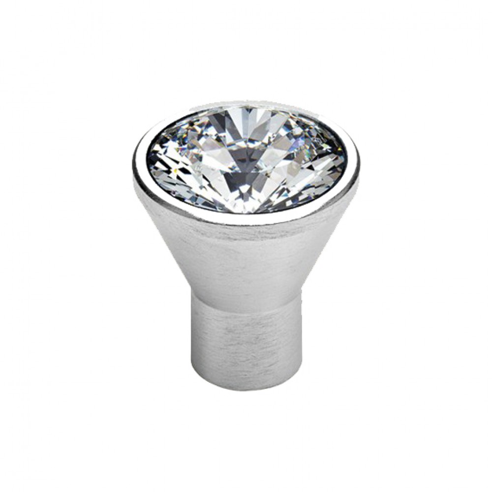 Pomolo Mobile Linea Calì Crystal Diamante CR con Swarowski® Cromo Lucido