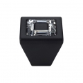 Pomolo Mobile Linea Calì Ring Crystal PB con Cristalli Swarowski® Nero Opaco