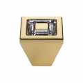 Pomolo Mobile Linea Calì Ring Crystal PB con Cristalli Swarowski® Oro Zecchino