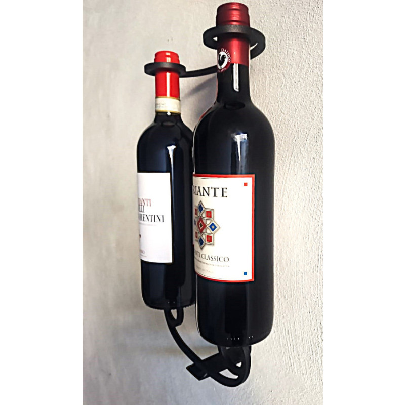 Portabottiglie Vini e Spumanti Fatto in Italia con Acciaio e Ferro Drinko
