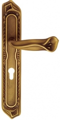 Princess Classique Pasini Maniglia in Ottone per Porta su Placca