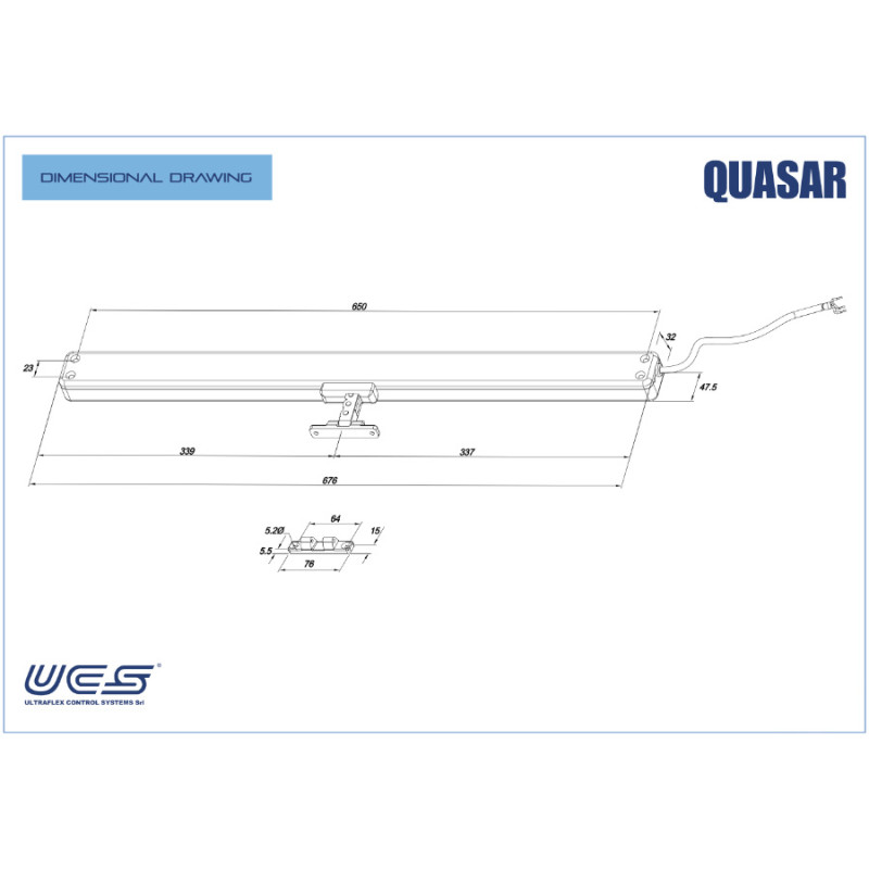 QUASAR Ultraflex UCS Attuatore con Catena in Acciaio Inox