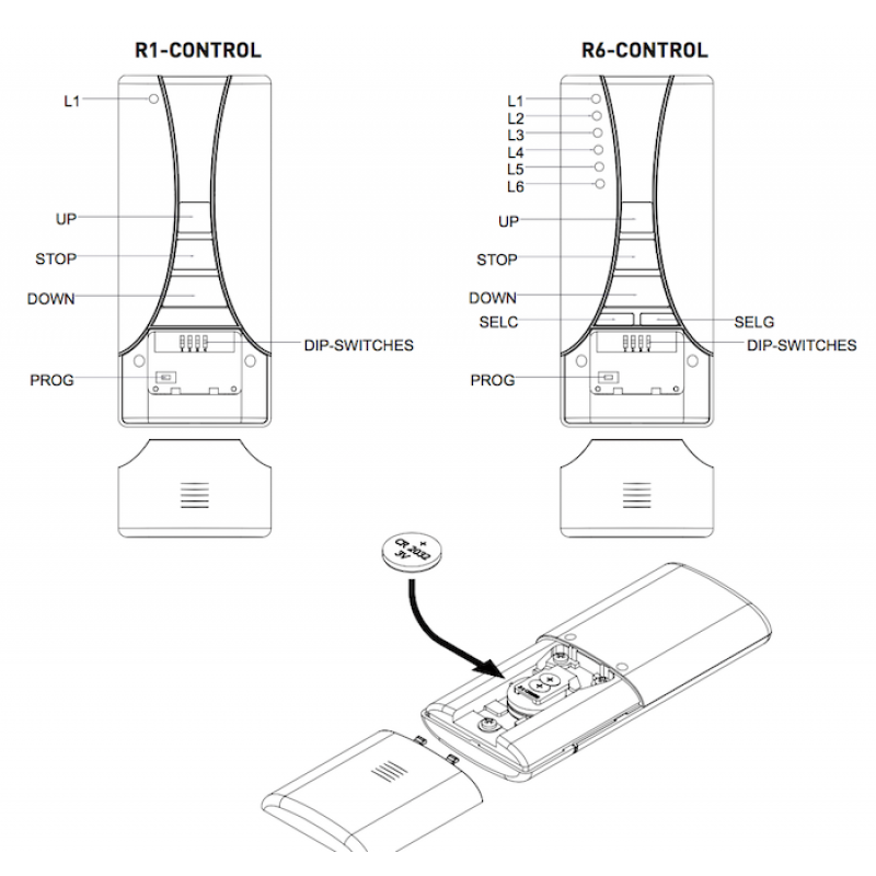 R-Control Arancione Comunello Mowin Radiocomando 434,15 Mhz