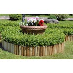 Recinzione in Legno per Giardino Losa Bordure Varie Forme