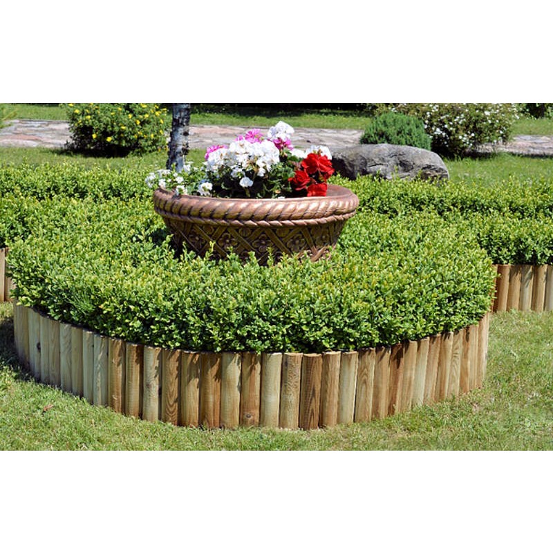 Recinzione in Legno per Giardino Losa Bordure Varie Forme