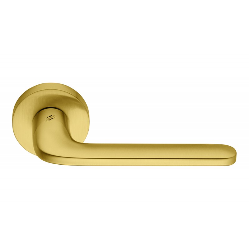 Roboquattro Oromat Maniglia per Porta su Rosetta di Stile Fresco e Attuale by Colombo Design