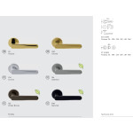 Robot6 Colombo Design Maniglia per Porta con Rosetta Tonda 6mm