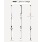 Robot6 Colombo Design Maniglione per Porta in Ottone Senza Rosette