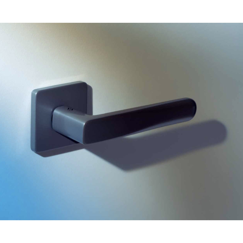 ROBOT6 S Colombo Design Maniglia per Porta con Rosetta Quadrata 6mm