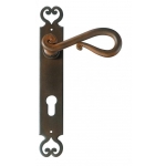 Roma Galbusera Maniglia per Porta su Placca