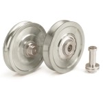 Ruota con Perno Ingrassatore Adem Diametro della Gola a Scelta