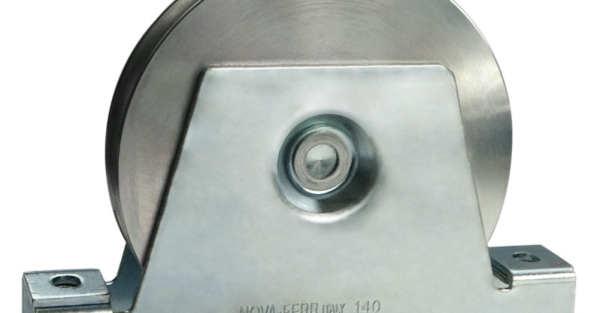 Ruota Per Cancello Caricata A Molla - Rullo In Gomma Per Carichi Pesanti Fino A 600 Libbre, Nero - Foto 4