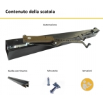 S TEL Doppia Anta 115-150cm 230Vac Chiaroscuro a Braccio per Persiane a Battente