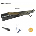 S TEL Doppia Anta 80-115cm 230Vac Chiaroscuro a Braccio per Persiane a Battente