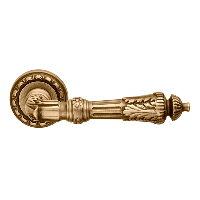 Samantha Serie Epoque forme Maniglia per Porta su Rosetta Rotonda Frosio Bortolo Tecnica Artigianale