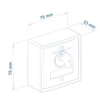 Selettore a Chiave per Cancello da Esterno PLA-ABS VDS