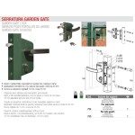 Serratura per Cancello ad Anta Garden Gate Lock con Incontri