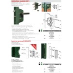 Serratura per Cancello ad Anta Garden Gate Lock con Incontri