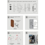 Serratura per Porte Scorrevoli Legno e Trascinatore Reguitti S01SR50T