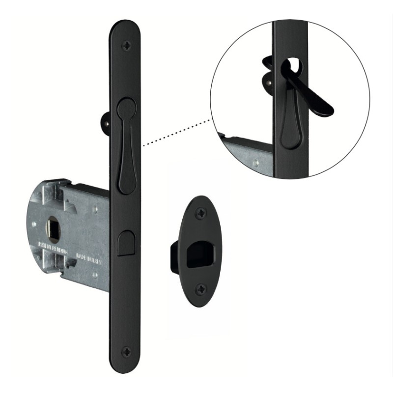 Serratura per Porte Scorrevoli Legno e Trascinatore Reguitti S01SR50T