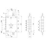 Serratura SL128/60 Cipierre Softlock Entrata 60 per Porte Blindate