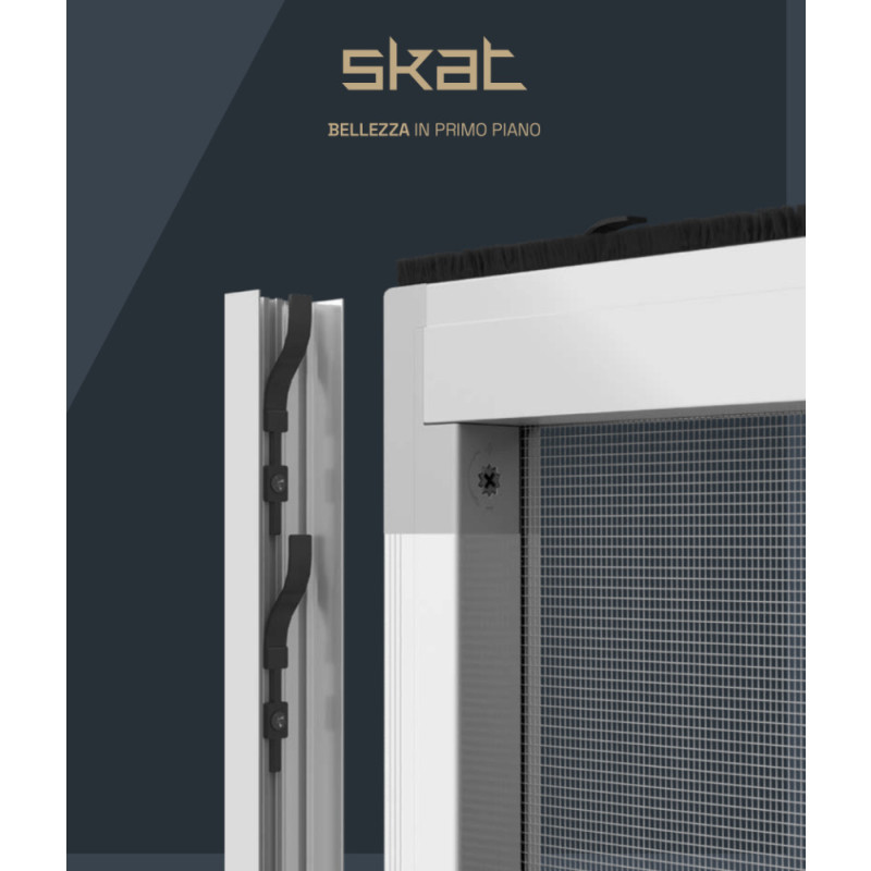 SKAT PRIMED Zanzariera Avvolgente Verticale Compatta e Tecnologica