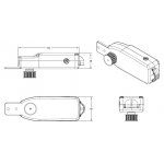 Slide 80 230Vac Chiaroscuro Kit Automazione per Persiane Scorrevoli Max 160Kg