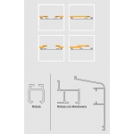 Slide 80 24Vdc Chiaroscuro Kit Automazione per Persiane Scorrevoli Max 160Kg