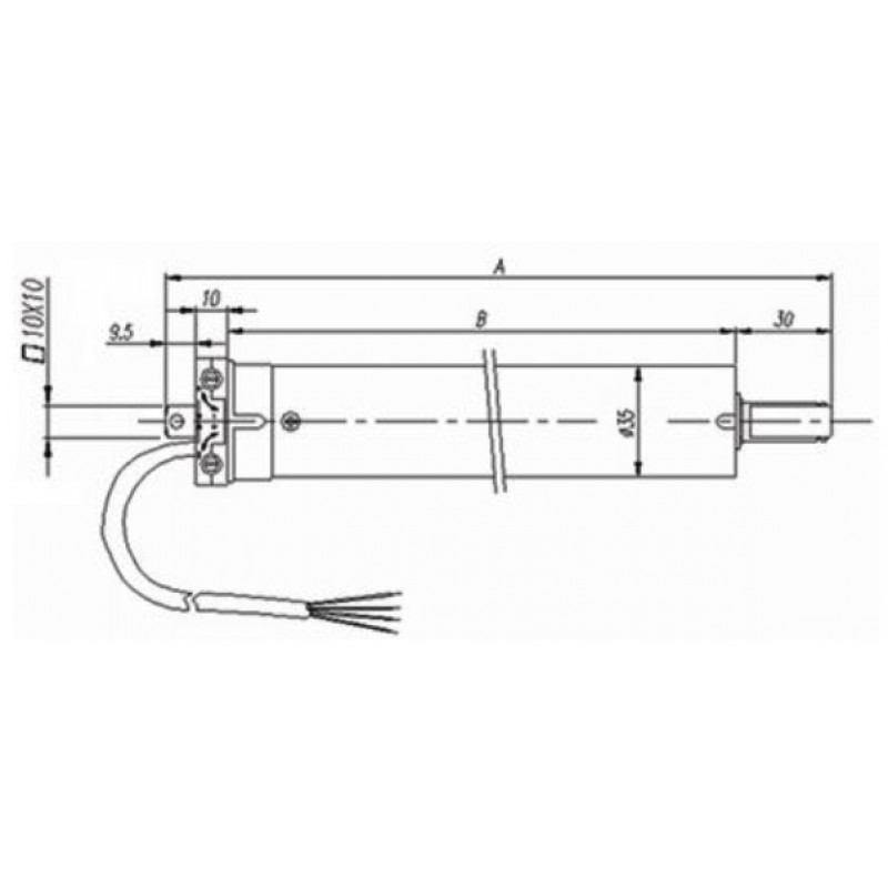 Smart 25 25nm 50kg Motore Tubolare per Tapparella Avvolgibile Tech International