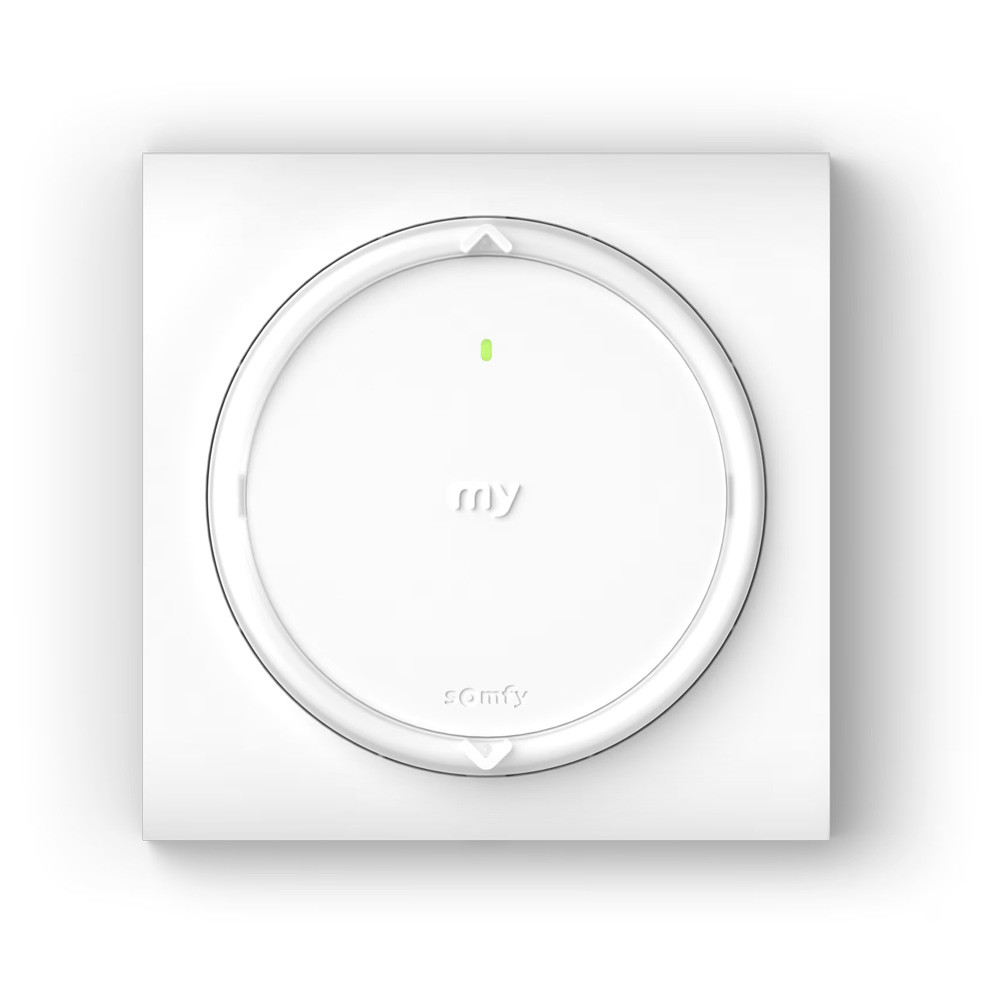Somfy Amy io Comando Radio a Parete con Cornice Quadrata o Tonda