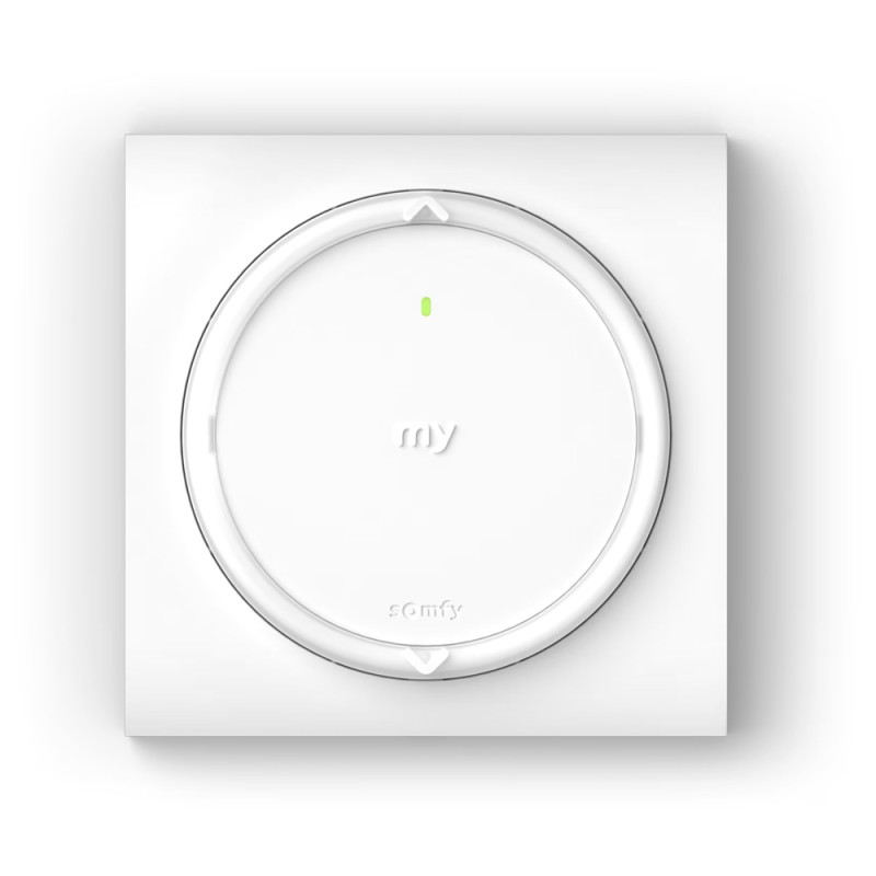 Somfy Amy io Comando Radio a Parete con Cornice Quadrata o Tonda