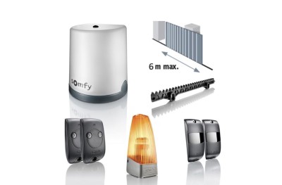 SOMFY FREEVIA 400 Kit Motore per Cancelli Scorrevoli con Accessori