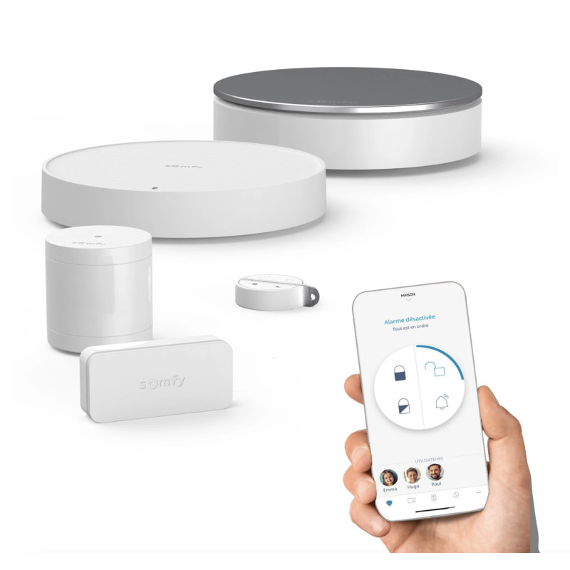 Somfy Home Alarm Essential Starter Pack Antifurto per Piccole Superfici