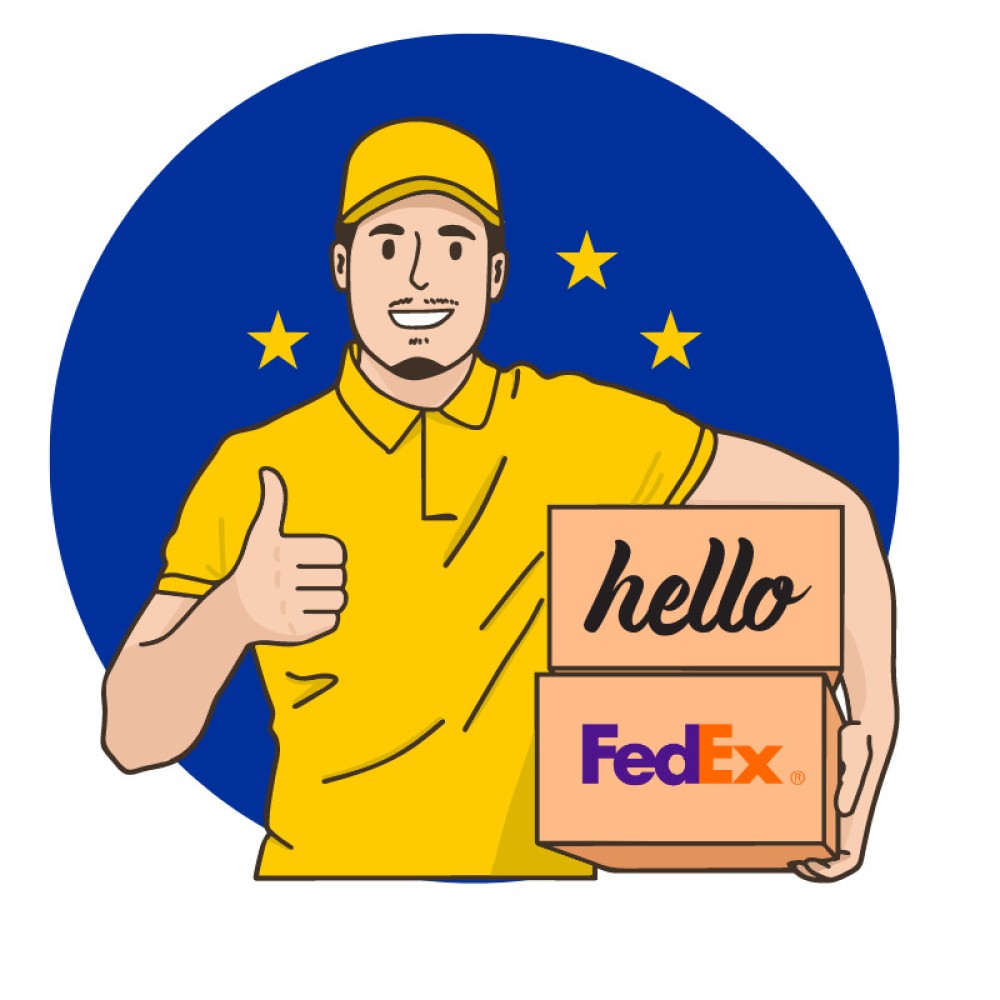 Spedizione Pacco Europa 19,9€ con Corriere FedEx Max 25Kg 1Mt