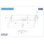 STILE UCS Ultraflex Attuatore a Catena per Finestre Vasistas e Sporgere