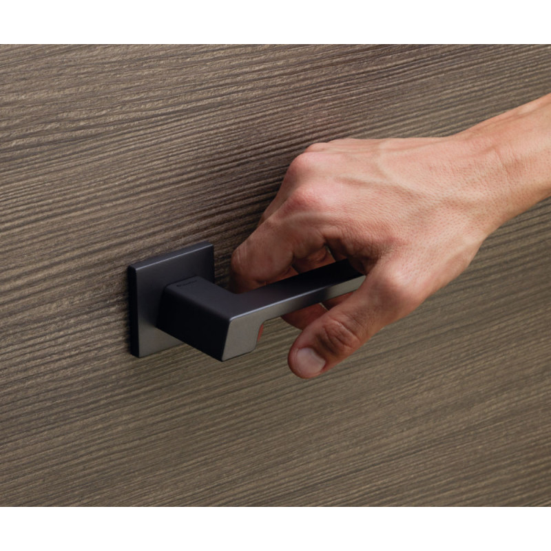 Stream Zincral Linea Calì Maniglia per Porta con Rosetta Ribassata